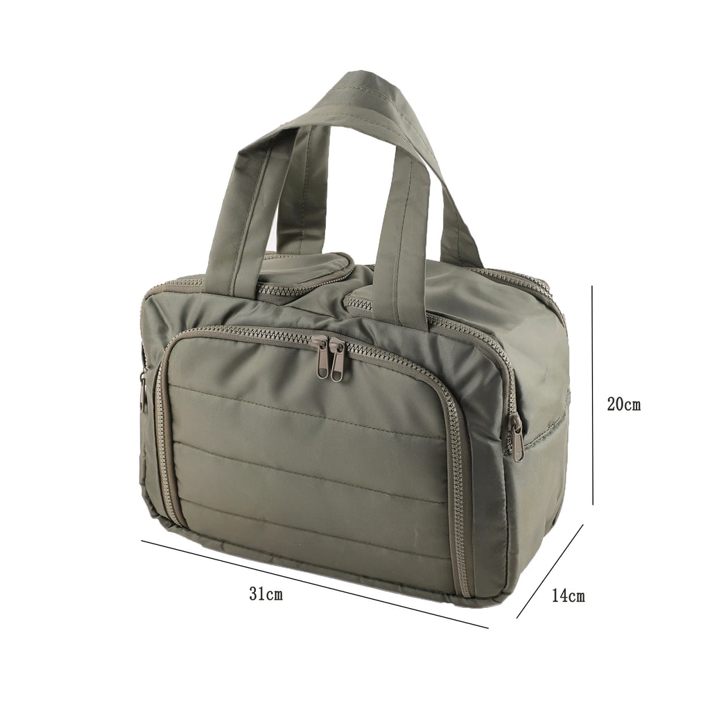 Multi opening makeup bag, suitable for commuting, travel, and home, suitable for makeup and grooming storage